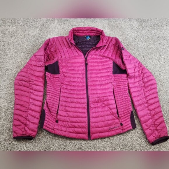 Eddie Bauer First Ascent Microtherm Storm Down Puffer Style Jacket Coat Womens M - Picture 1 of 4